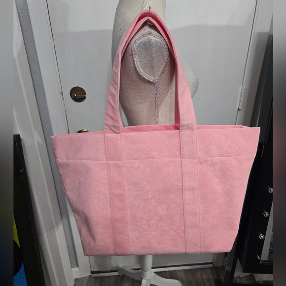 Marissa Collections Large Pink Tote And Matching Large Makeup Bag NWOT - Picture 13 of 14